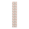 Peach and Sage Cute Cat Pattern Table Runner (Cotton, Poly)