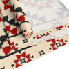 Geometric Pattern in Red, Black, and Cream Table Runner (Cotton, Poly)