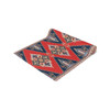 Geometric Pattern in Red and Blue Table Runner (Cotton, Poly)