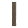Oriental Pattern in Black, Red, and Gold Table Runner (Cotton, Poly)