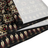 Oriental Pattern in Black, Red, and Gold Table Runner (Cotton, Poly)