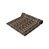 Oriental Pattern in Black, Red, and Gold Table Runner (Cotton, Poly)