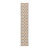 Oriental Pattern in Orange and Cream Table Runner (Cotton, Poly)