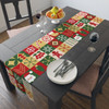 Christmas Mosaic Pattern Table Runner (Cotton, Poly)