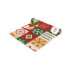 Christmas Mosaic Pattern Table Runner (Cotton, Poly)