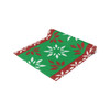 Traditional Christmas Pattern in Green and Red Table Runner (Cotton, Poly)