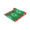 Traditional Christmas Pattern in Green and Red Table Runner (Cotton, Poly)
