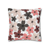 Retro Floral Throw Pillow Cover| Super Soft Polyester Accent Pillow