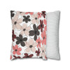 Retro Floral Throw Pillow Cover| Super Soft Polyester Accent Pillow