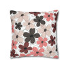 Retro Floral Throw Pillow Cover| Super Soft Polyester Accent Pillow