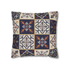 Patchwork Floral Throw Pillow Cover| Super Soft Polyester Accent Pillow