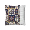 Patchwork Floral Throw Pillow Cover| Super Soft Polyester Accent Pillow