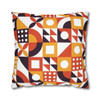 Geometric Retro Design Throw Pillow Cover| Super Soft Polyester Accent Pillow