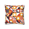 Geometric Retro Design Throw Pillow Cover| Super Soft Polyester Accent Pillow