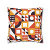 Geometric Retro Design Throw Pillow Cover| Super Soft Polyester Accent Pillow