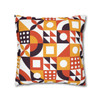 Geometric Retro Design Throw Pillow Cover| Super Soft Polyester Accent Pillow