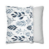 Branches in Blue Throw Pillow Cover| Super Soft Polyester Accent Pillow