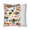 Nutcracker Christmas Throw Pillow Cover| William Morris Inspired| Super Soft Polyester Accent Pillow