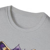 Amethyst Cougar T Shirt| Unisex Softstyle T-Shirt| Purple and Gold Design