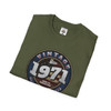 Vintage Born in 1971 T Shirt| Unisex Softstyle T-Shirt| Funny Shirts| Generation X Shirts