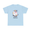 Sassy Cat Graphic "Meow" T-Shirt| Gildan Heavy Cotton| Fun Cat Lover Apparel| Quirky Gift for Friends| Weird Shirts