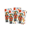 Nutcracker Christmas Style Pattern Design Napkin Set