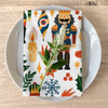 Nutcracker Christmas Style Pattern Design Napkin Set