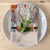 Owl Folk Art Style Pattern Design Napkin Set