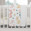 Cute Pastel Bunny Design Soft Fleece Baby Blanket
