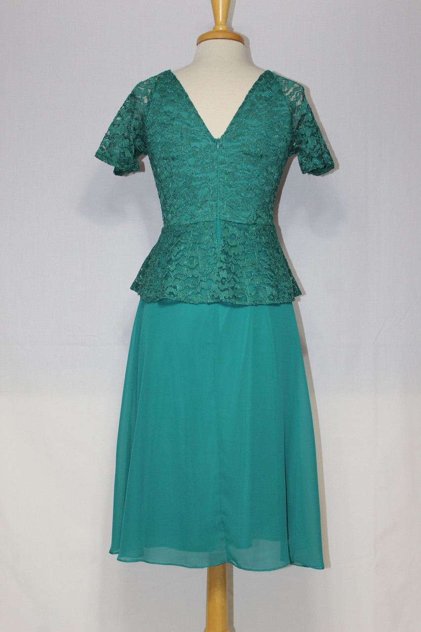 green emerald velvet dress LaDivine CC2349C Emerald 20 Sale – The Dress Outlet main image 1
