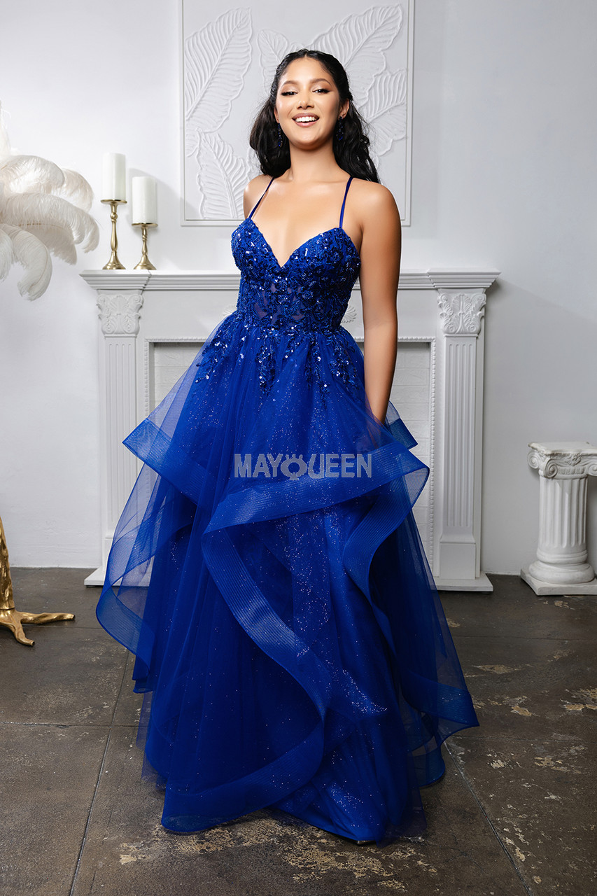 mayqueen prom dresses May Queen RQ8188 - Long A-Line Dress