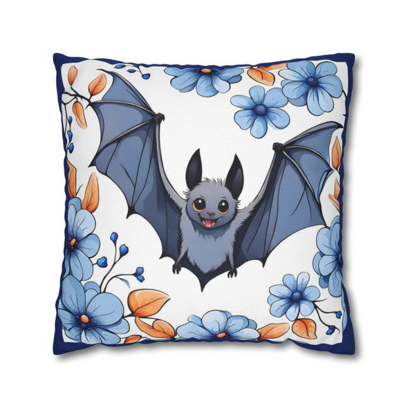 Pillow Case Cute Bat Throw Pillow| Bat Throw Pillows | Living Room, Bedroom, Dorm Room Pillows