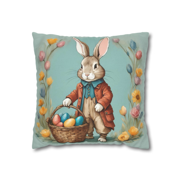 Pillow Case Alfred Easter Bunny Throw Pillows| Alfred Rabbit Throw Pillow | Living Room, Nursery, Bedroom, Dorm Room Pillows