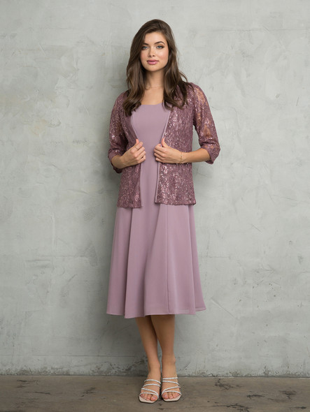 mauve mother of the bride gown