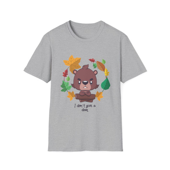 Angry Beaver Unisex Softstyle T-Shirt| Beaver Lovers Shirt| Birthday Gift