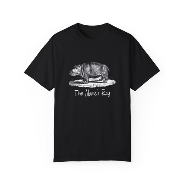 Hippo Named Ray Tee Shirt| Comfort Colors| Unisex Garment-Dyed T-shirt | Hippopotamus Lovers Shirt