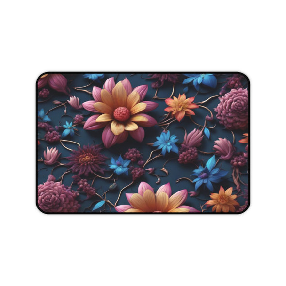 Fantasy Flower Desk Mat 12x18 Gaming Mat