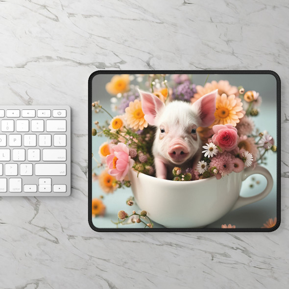 Teacup Piglet Gaming Mouse Pad 9 x 7