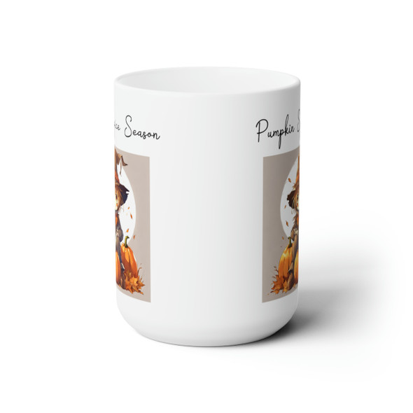 Pumpkin Spice Season Ceramic Mug 15oz