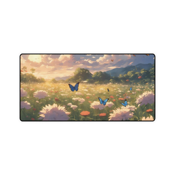 Anime Butterfly Field Desk Mat