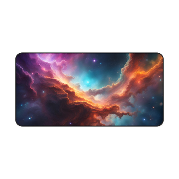 Colorful Space Nebula Gaming Pad Desk Mat Mouse pad mousepad desk protector for space lover or teen outer space fan