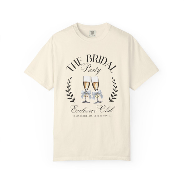 Bridal Party T-Shirt, Wedding Tee, Bachelorette Event Shirt, Bridal Shower Gift, Exclusive Club Apparel