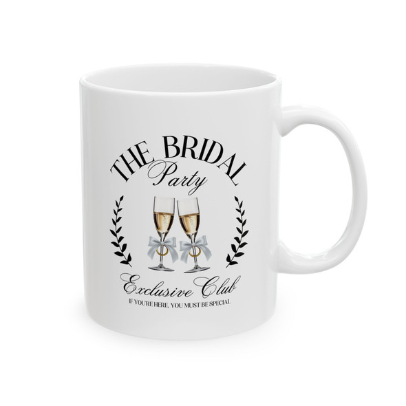 Bridal Party Ceramic Mug - Perfect Gift for Coffee Lovers, Home Decor, Birthdays, Weddings, Tea Lovers, Customizable Design