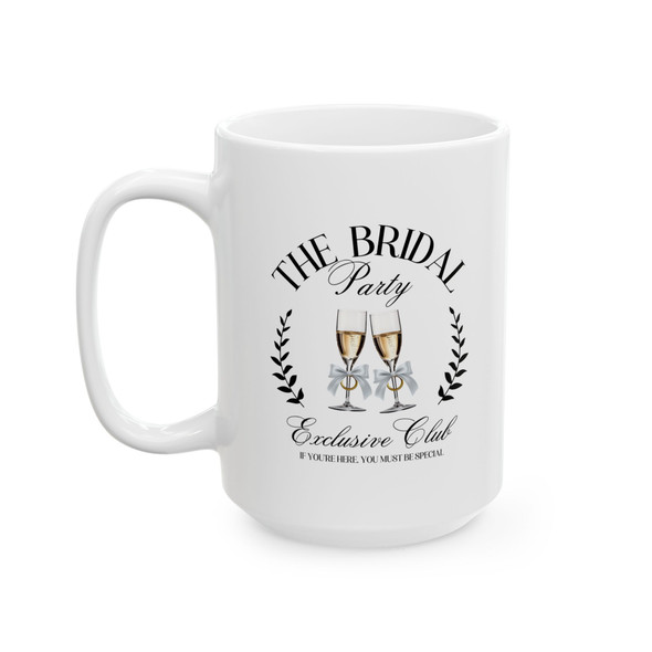 Bridal Party Ceramic Mug - Perfect Gift for Coffee Lovers, Home Decor, Birthdays, Weddings, Tea Lovers, Customizable Design