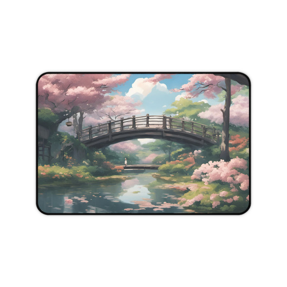 Anime Style Springtime Desk Mat Mouse Pad