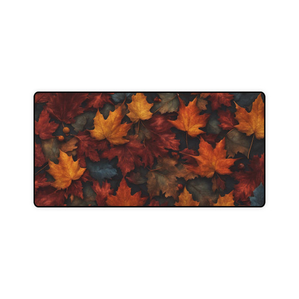 Fall Leaves Desk Mat Mouse Pad 31 x 15