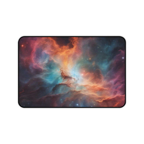 Space Nebula Desk Mat Mouse Pad 12 X 18