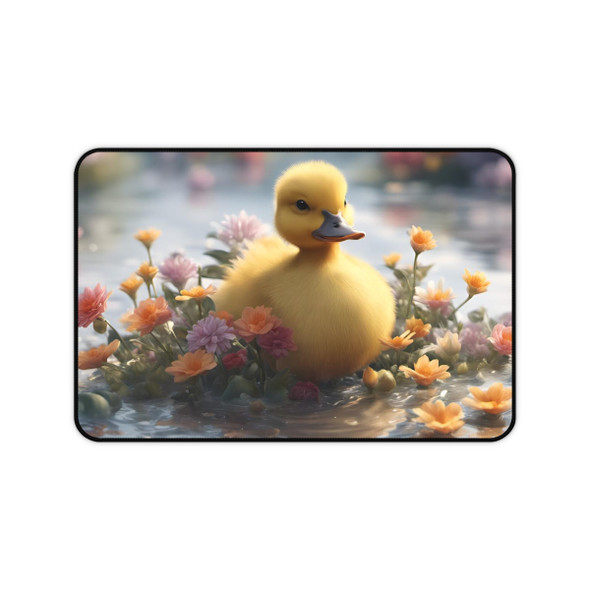 Spring Duckling Desk Mat Mouse Pad 12 X 18