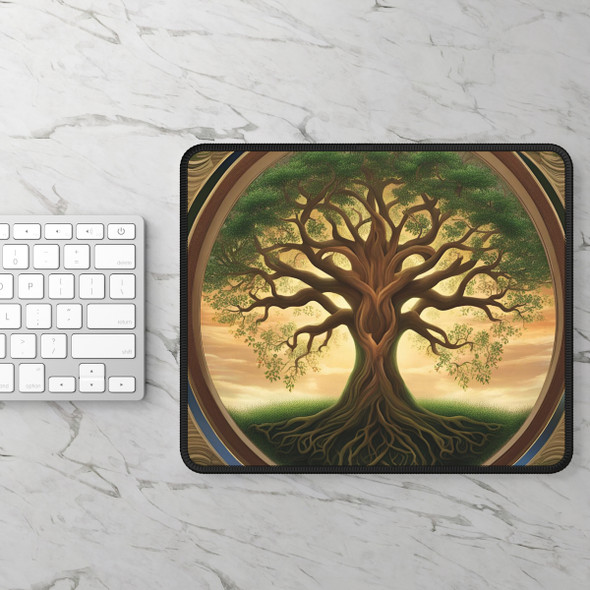 Tree of Life Pattern Gaming Mouse Pad