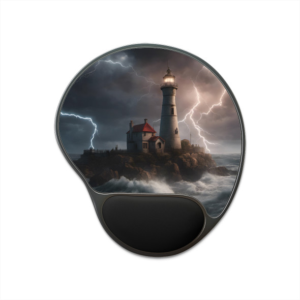 Lighthouse Mouse Pad With Wrist Rest